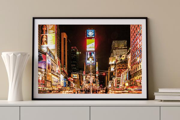New York "Times Square at Night" Poster