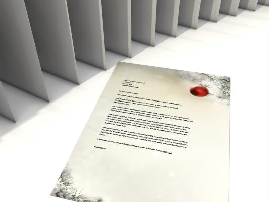 Weihnachtsbriefpapier mit Motiv Stlle Nacht Briefpapier mit Motiv