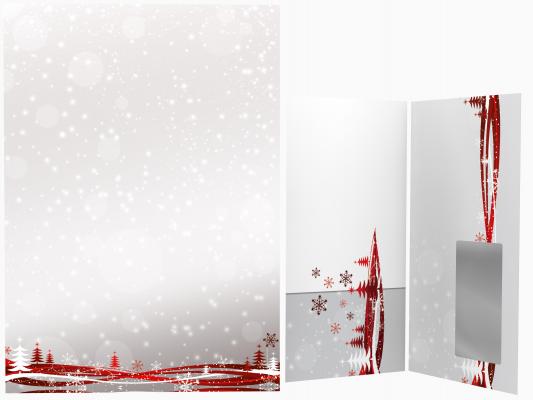 Weihnachtsbriefpapier mit Motiv Fest der Liebe Briefpapier mit Motiv