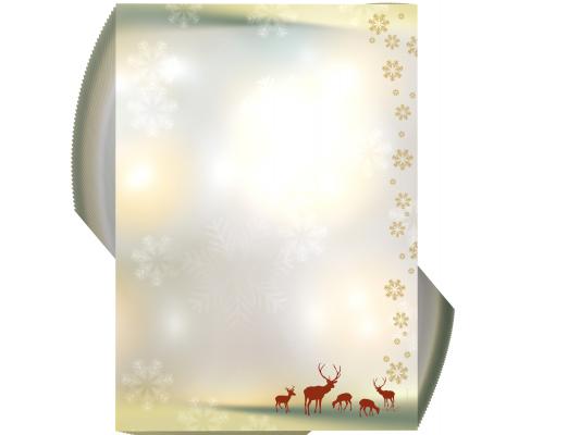 Christmas Stationery Rentiere Writing paper