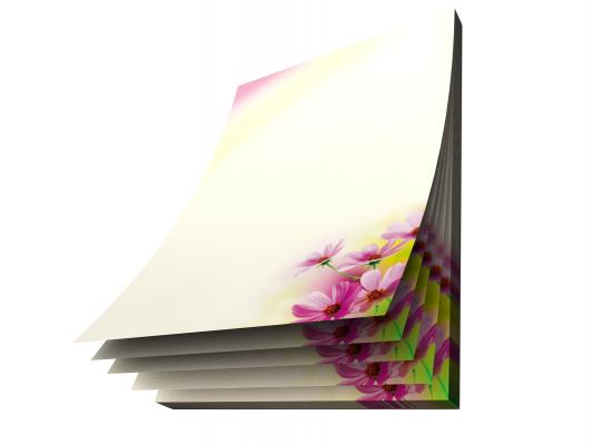 Motivpapierblock Sommerblumen 50 Blatt A5