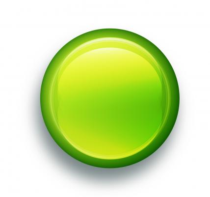 Sticker "Shiny Buttons" green