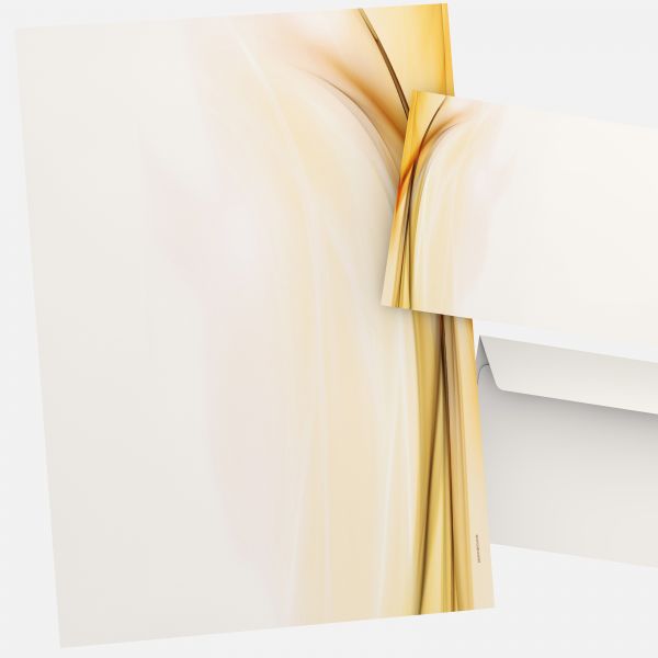 Gesamtansicht Ambiance Motivpapier-Serie mit elegantem Briefpapier und passendem Kuvert
