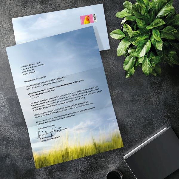Hochwertiges Briefpapier mit Motiv Jever - mit passenden Kuverts in Premium-Qualität
