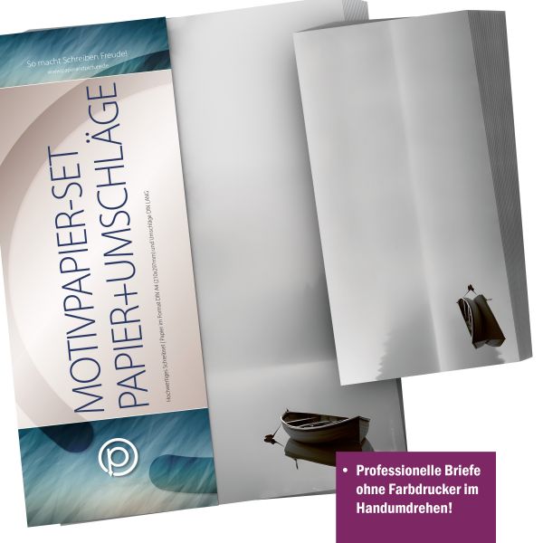 Personalised address labels in the Boat by the Lake design
