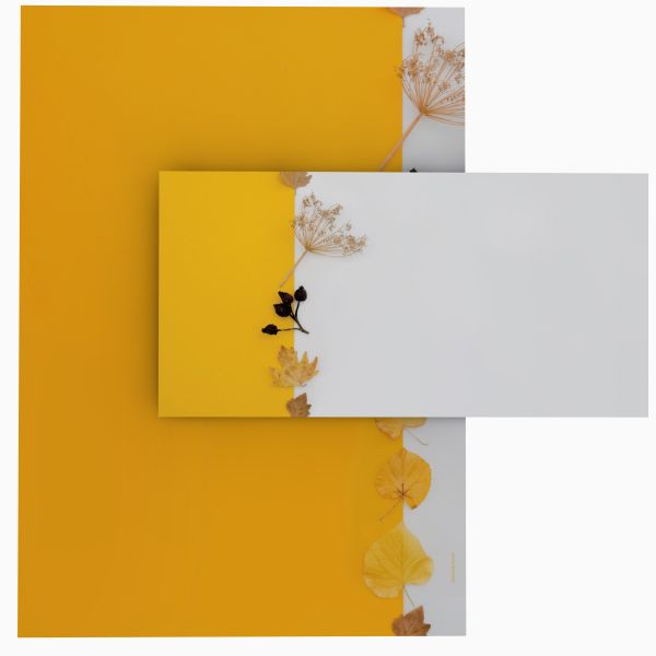 Motivpapier Herbstliches Farbenspiel DIN A4 – Briefpapier mit Kuverts
