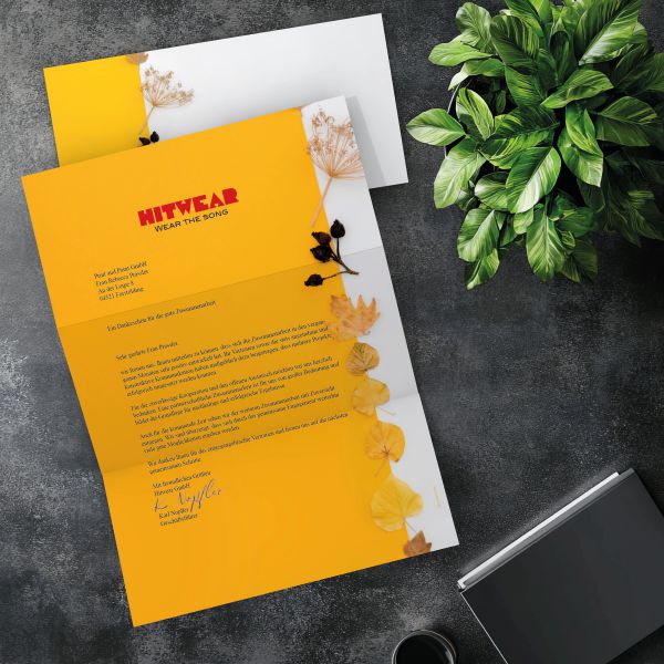 Passender DIN-LANG-Briefumschlag zum Motiv Herbstliches Farbenspiel