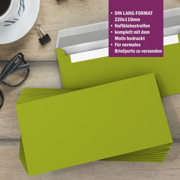 Motivpapier Herbstgräser DIN A4 – Briefpapier mit Kuverts mit/ohne Fenster