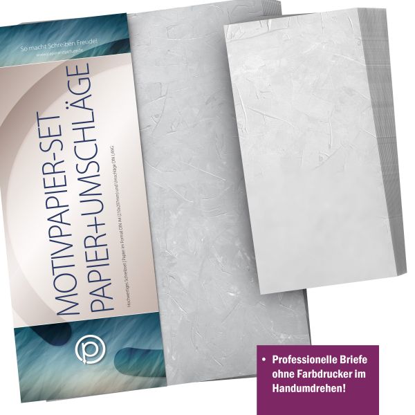 Personalised address labels in the Structure Grey design