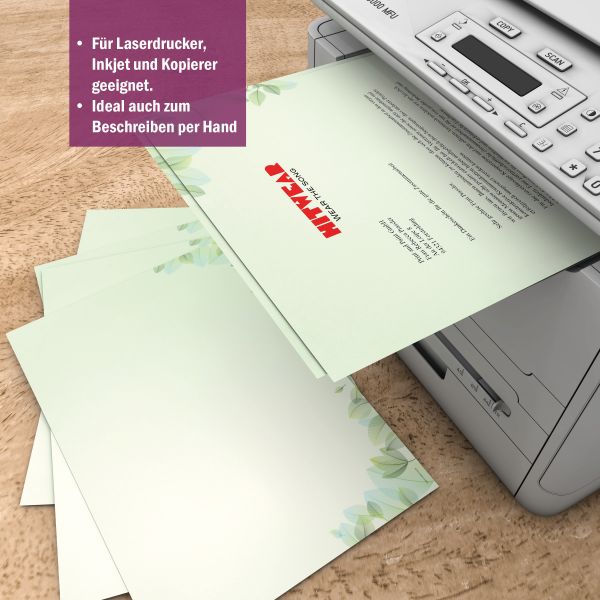 Motivpapier Frühlingsbrise DIN A4 – Briefpapier mit Kuverts