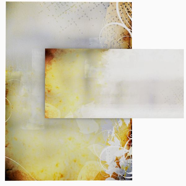 Motivpapier Herbstcollage DIN A4 – Briefpapier mit Kuverts