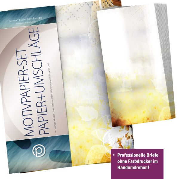 Personalisierbare Adressetiketten im Design Herbstcollage