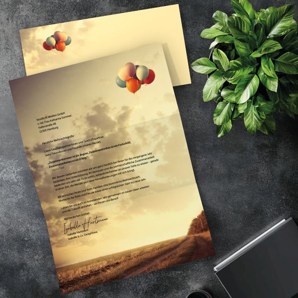 Passender DIN-LANG-Briefumschlag zum Motiv End of Summer