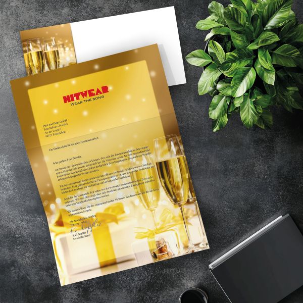 Passender DIN-LANG-Briefumschlag zum Motiv Geburtstagsgrüße