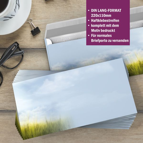 Motivpapier Jever DIN A4 – Briefpapier mit Kuverts