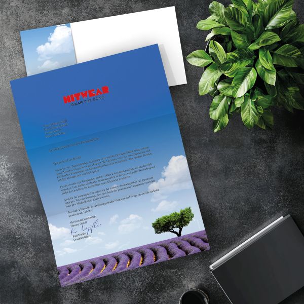 Passender DIN-LANG-Briefumschlag zum Motiv Lavendel
