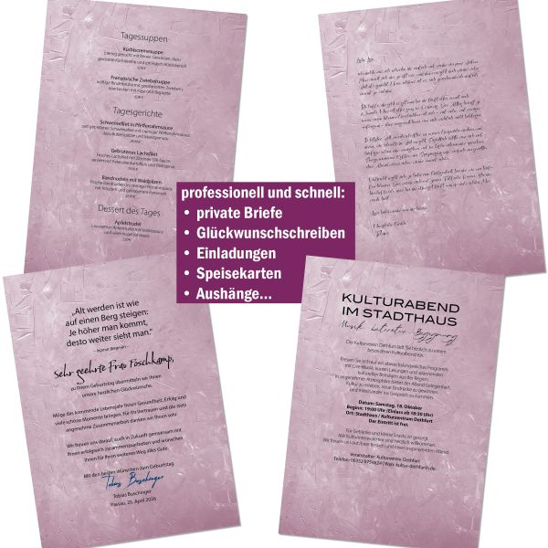 Structure Lilac A4 Writing Paper – Stationery with envelopes