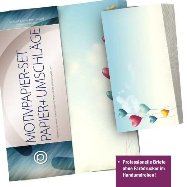 Personalised address labels in the Love is in the Air design
