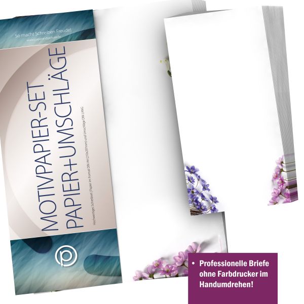 Personalised address labels in the Spring Flowers design