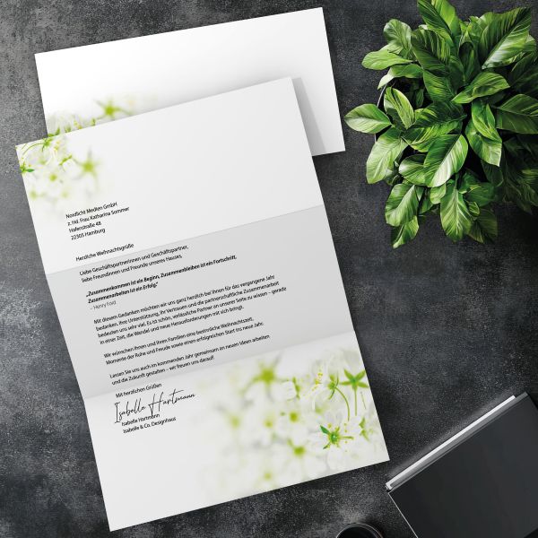 Passender DIN-LANG-Briefumschlag zum Motiv Frischer Frühling