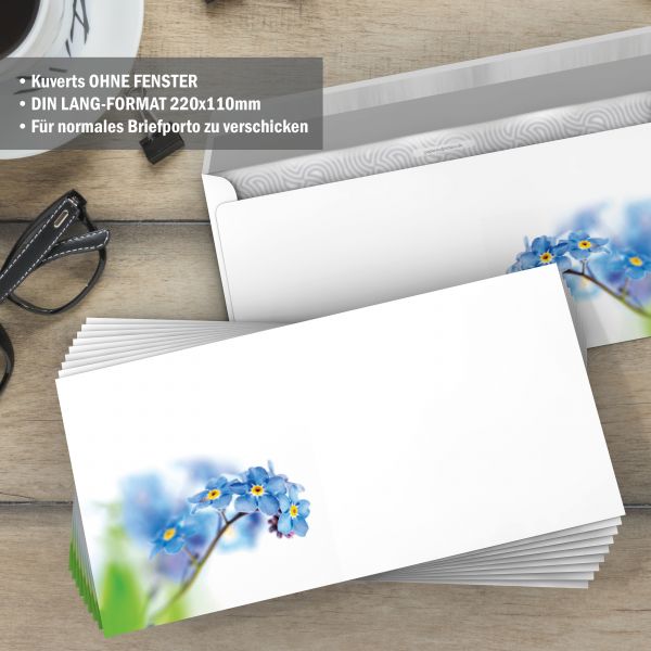 Veilchen Briefpapier geeignet für Inkjet-, Laserdrucker und Kopierer