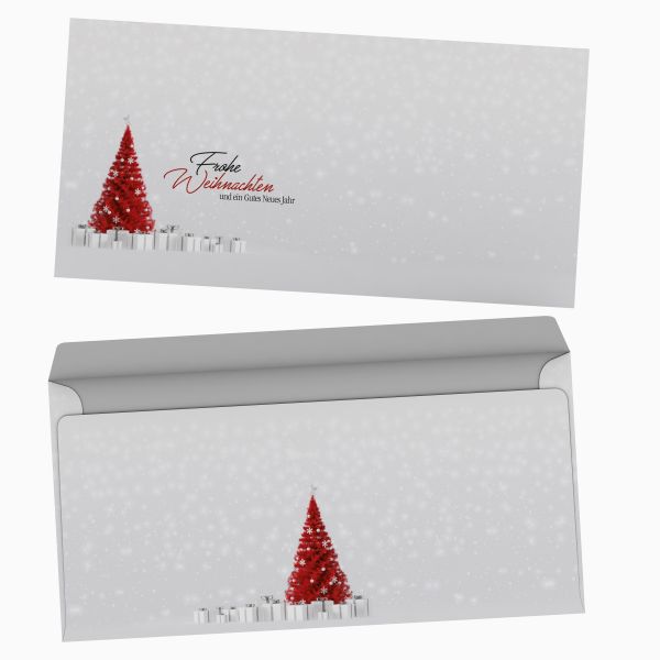 Weihnachtsbriefpapier Weihnachtstraum mit Kuverts ohne Fenster