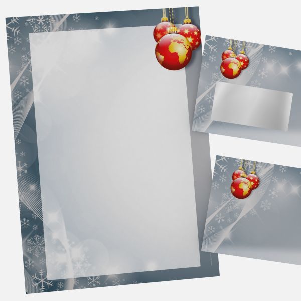 Festive Christmas stationery with Christmas World motif DIN A4