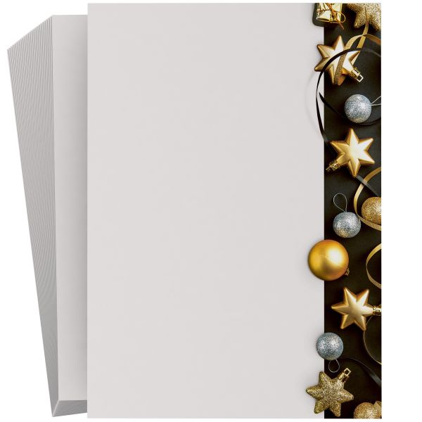 Festliches Weihnachtsbriefpapier Excelsior für private Weihnachtsgrüße