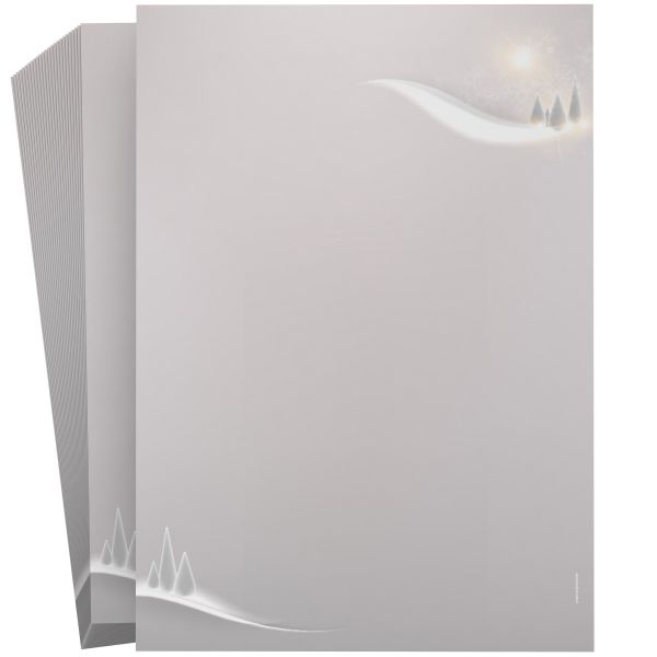 Premium Winterwonderland Christmas stationery for the holidays