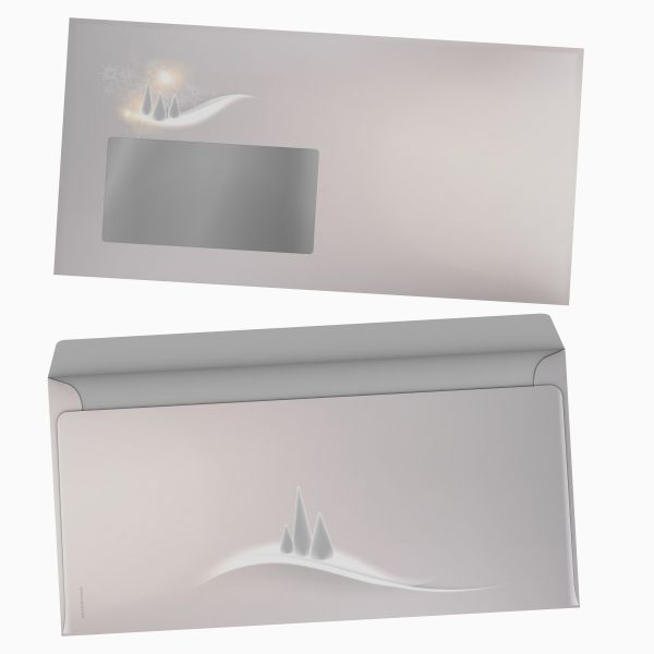 Christmas stationery Winterwonderland with window envelopes