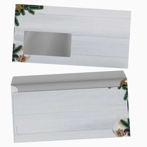 Christmas stationery Christmas Mood with window envelopes