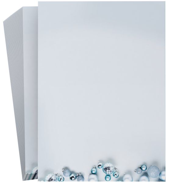 Premium Magic Christmas Baubles Christmas stationery for the holidays