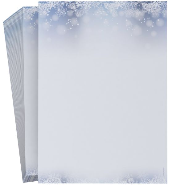 Festliches Weihnachtsbriefpapier Wintertraum für private Weihnachtsgrüße