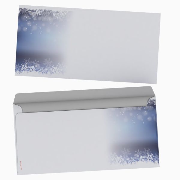 Weihnachtsbriefpapier Wintertraum mit Kuverts ohne Fenster