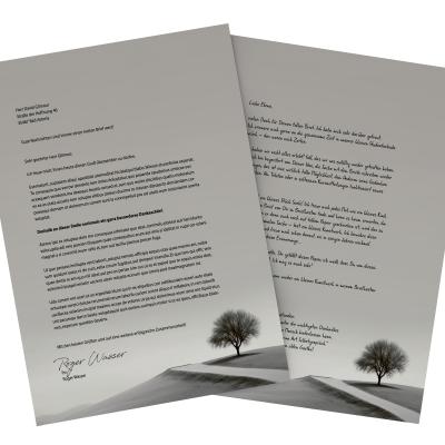 Motivpapier „Stiller Weg“