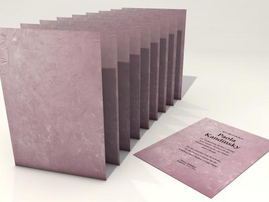 Certificate Paper Structure Violet