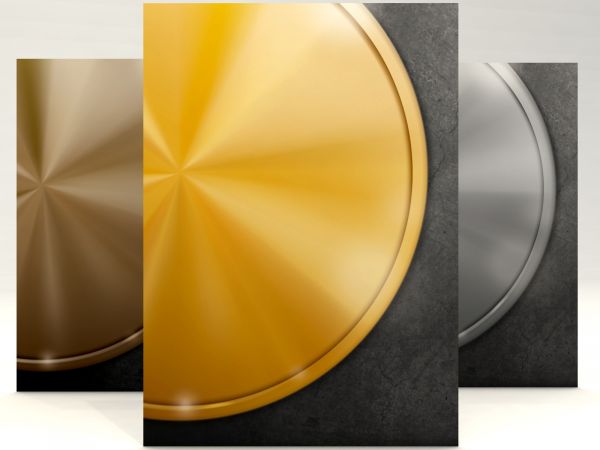 Certificate Paper A4 Medal - Gold | 200gsm-Class | Double-sided Premium