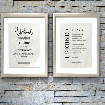 Urkundenpapier DIN A4 190 g/m² beidseitig bedruckt – Motiv [NAME]