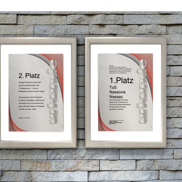 Certificate Paper Chrome