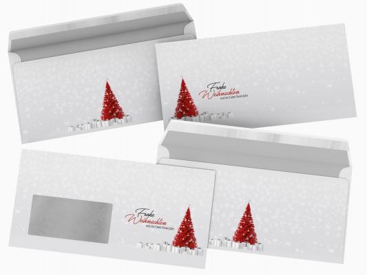 Weihnachtsbriefpapier mit Motiv Festliche Wünsche Briefpapier mit Motiv