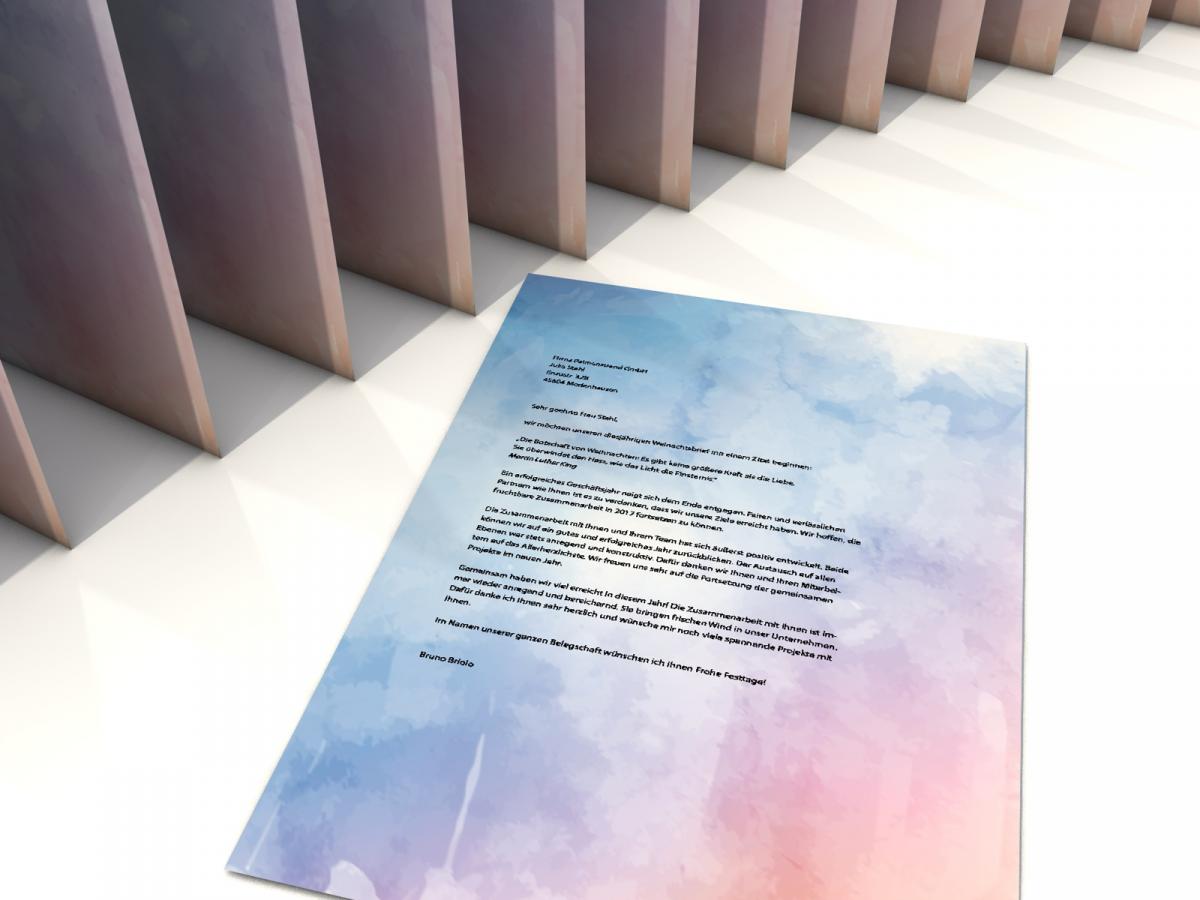 Stationery AQUA Sky Writing paper