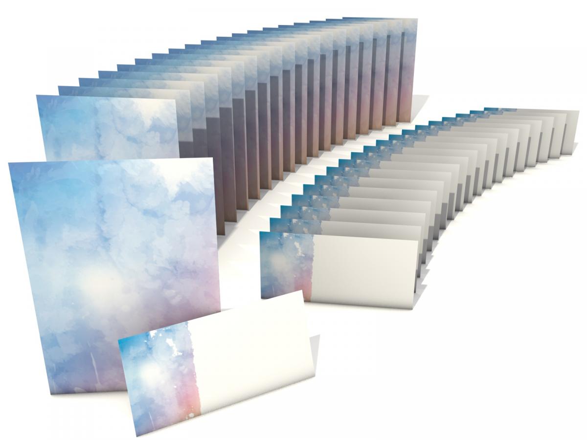 Stationery AQUA Sky Writing paper