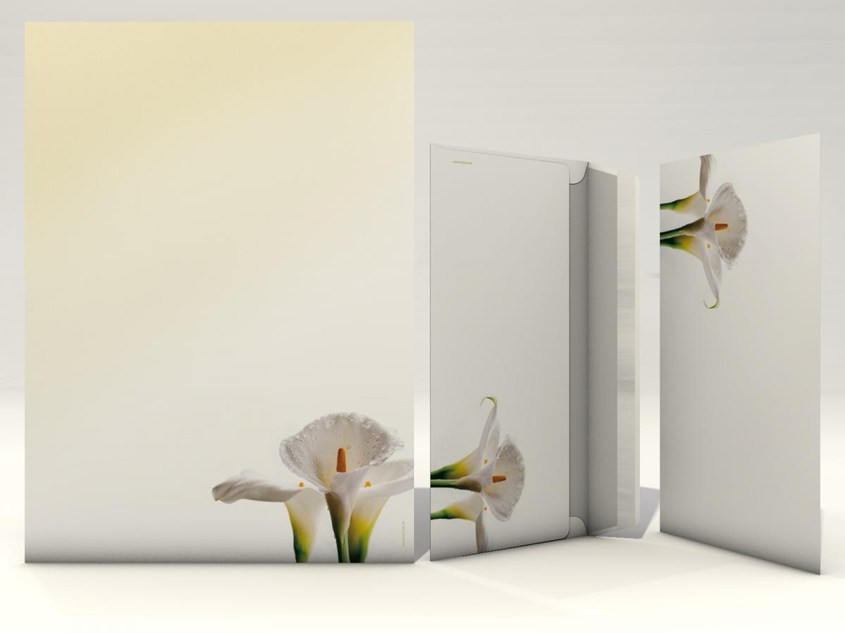 Stationery Calla Lillies Writing paper