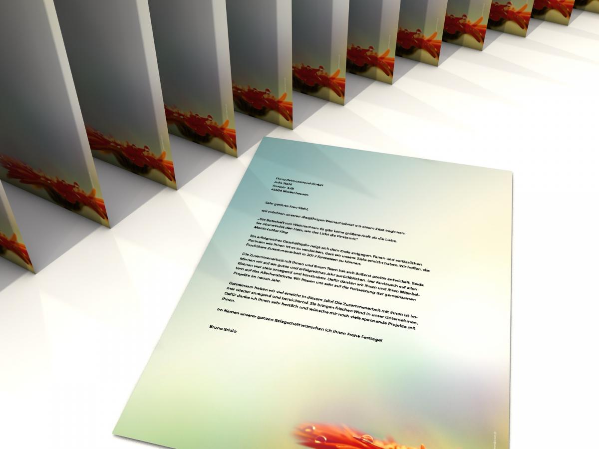 Motivpapier After the Rain Briefpapier mit Motiv