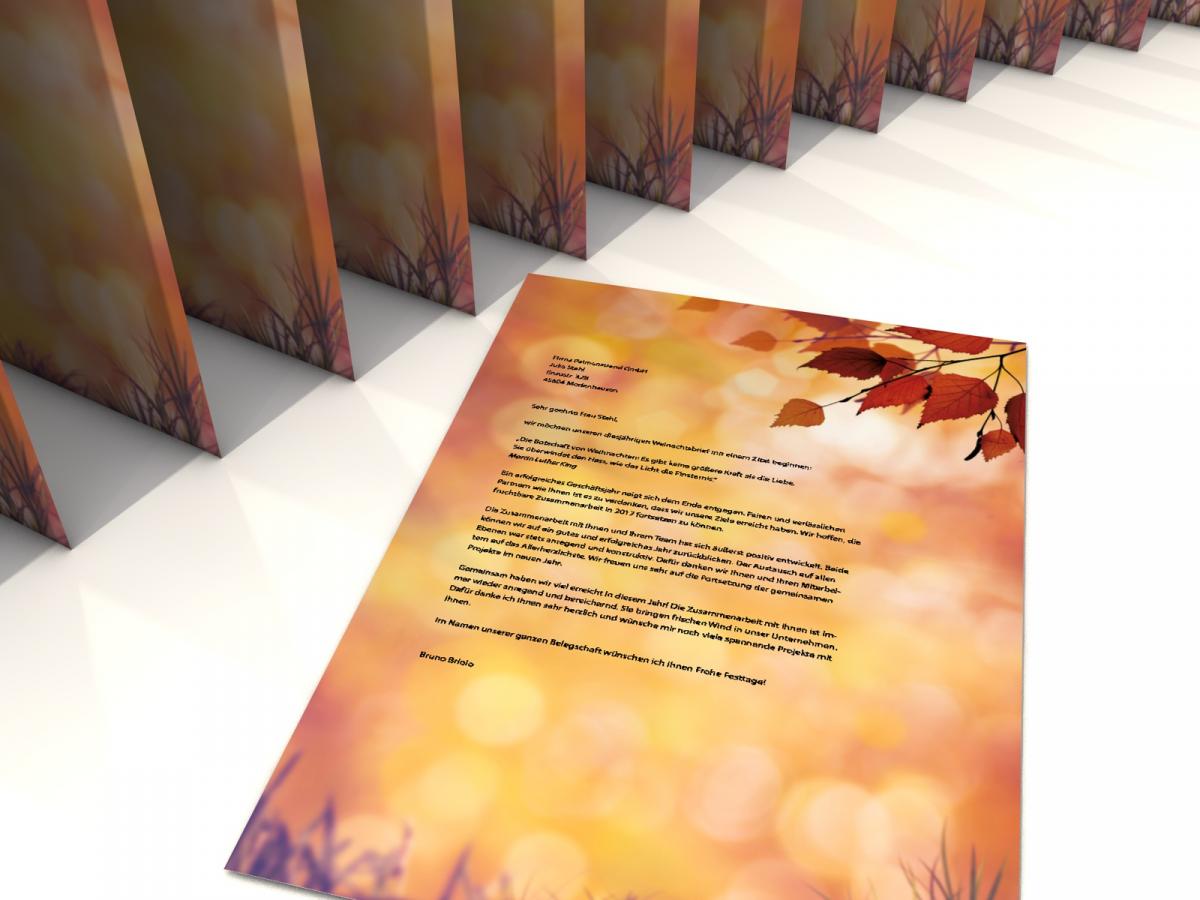 Stationery Magic Autum Writing paper