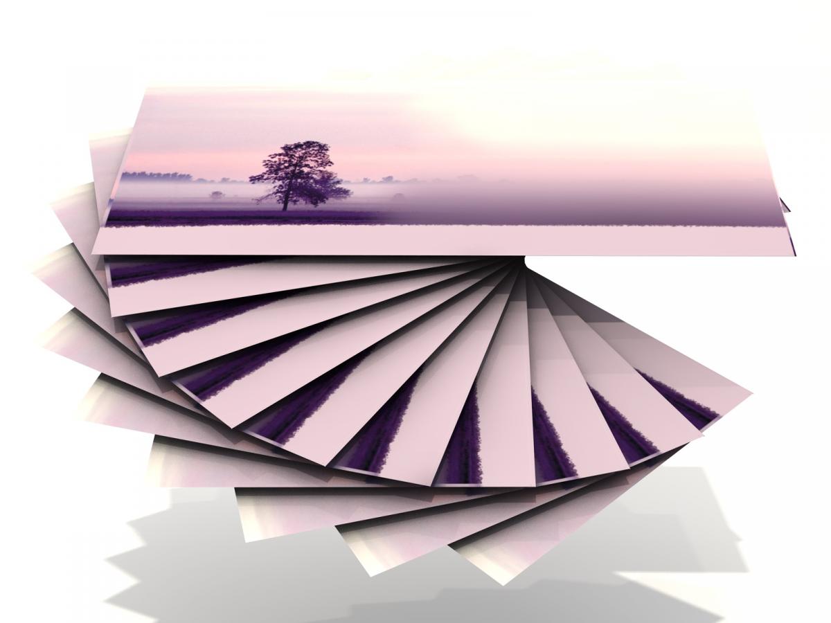 Motivpapier Morgendliche Stille Briefpapier mit Motiv