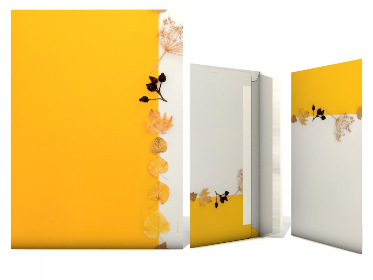 Motivpapier Herbstliches Farbenspiel Briefpapier mit Motiv
