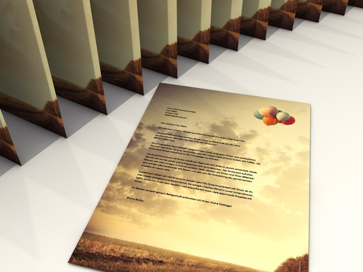 Motivpapier End of Summer Briefpapier mit Motiv