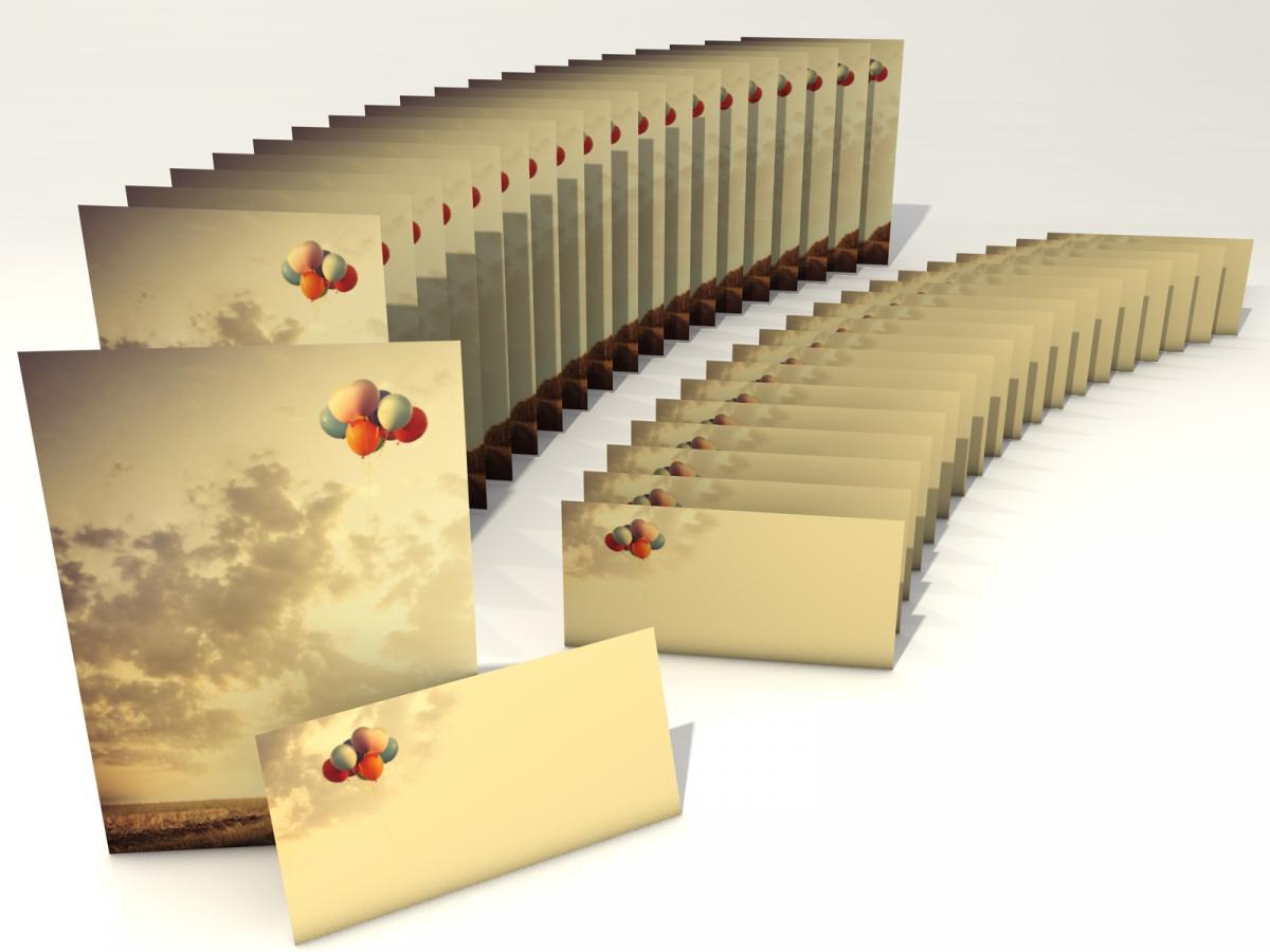 Motivpapier End of Summer Briefpapier mit Motiv