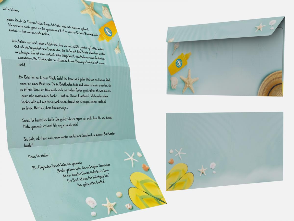Motivpapier Sonniger Sommer